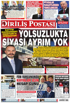 DİRİLİŞ POSTASI gazetesi ilk sayfası
