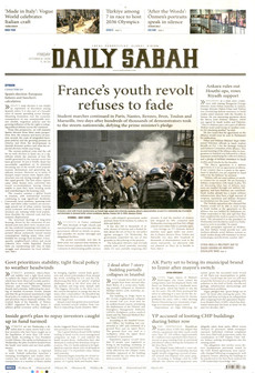 DAİLY SABAH gazetesi ilk sayfası