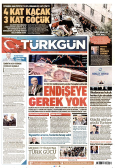 TÜRKGÜN gazetesi ilk sayfası