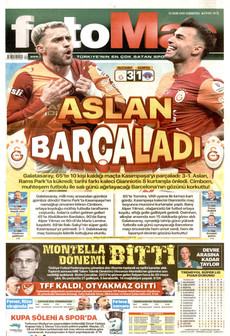 FOTOMAÇ gazetesi ilk sayfası