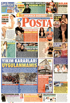 POSTA gazetesi ilk sayfası