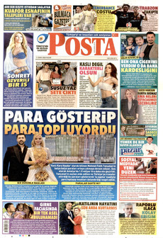 POSTA gazetesi ilk sayfası