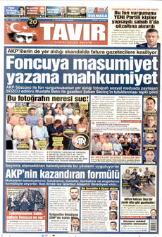 TAVIR GAZETESİ gazetesi ilk sayfası