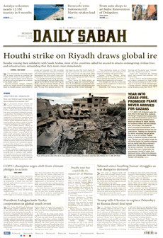DAİLY SABAH gazetesi ilk sayfası
