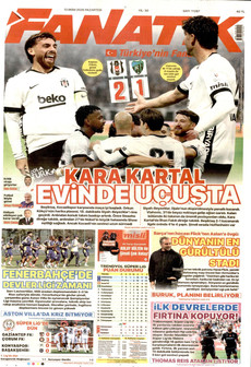 FANATİK gazetesi ilk sayfası