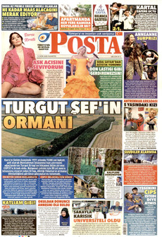 POSTA gazetesi ilk sayfası