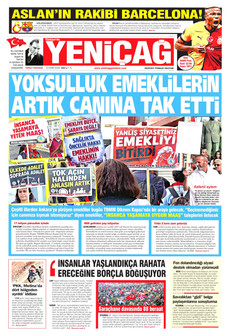 YENİÇAĞ gazetesi ilk sayfası