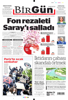 BİRGÜN gazetesi ilk sayfası