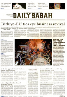 DAİLY SABAH gazetesi ilk sayfası