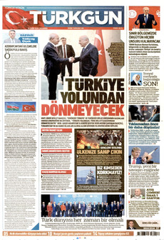TÜRKGÜN gazetesi ilk sayfası