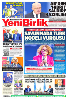 YENİBİRLİK gazetesi ilk sayfası