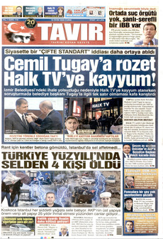 TAVIR GAZETESİ gazetesi ilk sayfası