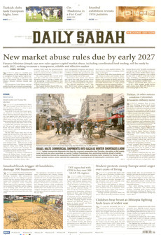 DAİLY SABAH gazetesi ilk sayfası
