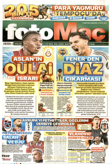 FOTOMAÇ gazetesi ilk sayfası