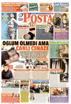 POSTA gazetesi ilk sayfası