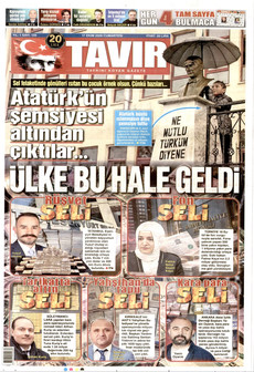 TAVIR GAZETESİ gazetesi ilk sayfası