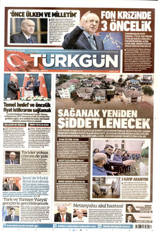 TÜRKGÜN gazetesi ilk sayfası