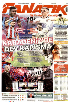FANATİK gazetesi ilk sayfası