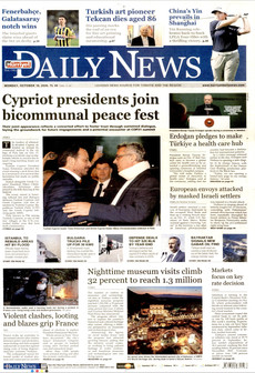 HÜRRİYET DAİLY NEWS gazetesi ilk sayfası