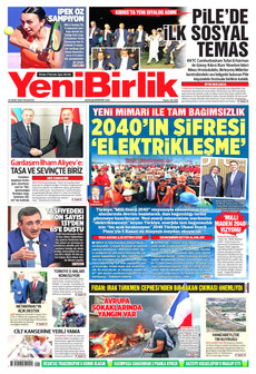 YENİBİRLİK gazetesi ilk sayfası