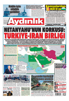 AYDINLIK GAZETESİ gazetesi ilk sayfası