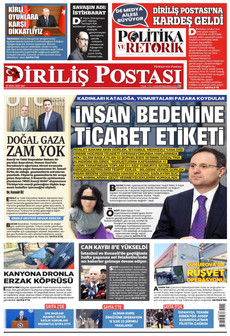 DİRİLİŞ POSTASI gazetesi ilk sayfası