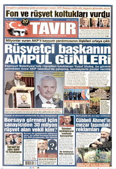 TAVIR GAZETESİ gazetesi ilk sayfası