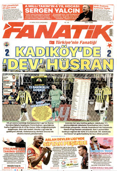 FANATİK gazetesi ilk sayfası