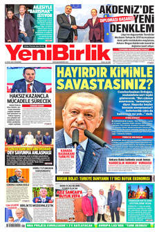 YENİBİRLİK gazetesi ilk sayfası