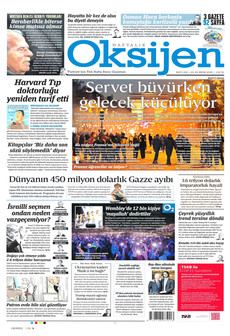 OKSİJEN gazetesi ilk sayfası