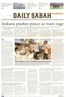 DAİLY SABAH gazetesi ilk sayfası