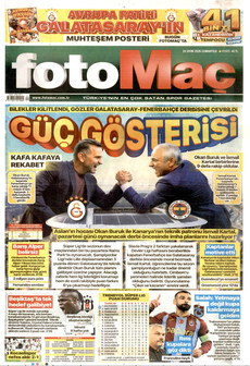 FOTOMAÇ gazetesi ilk sayfası