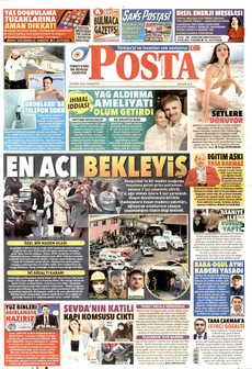 POSTA gazetesi ilk sayfası