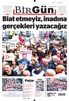 BİRGÜN gazetesi ilk sayfası
