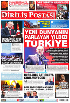 DİRİLİŞ POSTASI gazetesi ilk sayfası