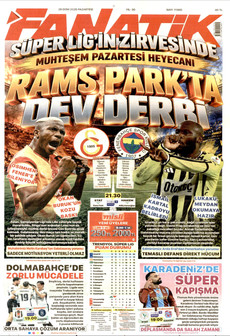FANATİK gazetesi ilk sayfası