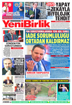 YENİBİRLİK gazetesi ilk sayfası