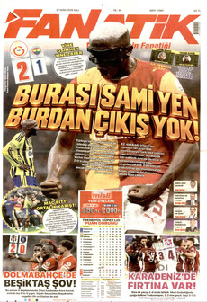 FANATİK gazetesi ilk sayfası