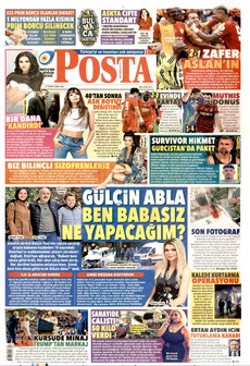 POSTA gazetesi ilk sayfası