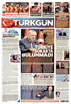 TÜRKGÜN gazetesi ilk sayfası