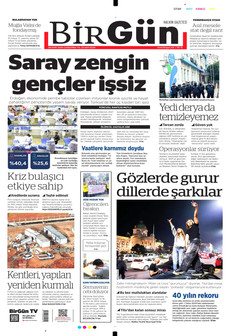 BİRGÜN gazetesi ilk sayfası
