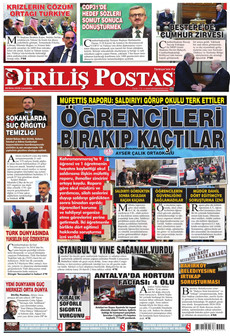 DİRİLİŞ POSTASI gazetesi ilk sayfası