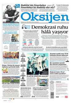 OKSİJEN gazetesi ilk sayfası