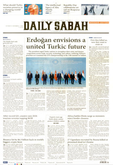 DAİLY SABAH gazetesi ilk sayfası