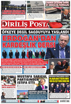 DİRİLİŞ POSTASI gazetesi ilk sayfası