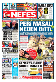 NEFES gazetesi ilk sayfası