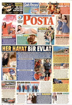 POSTA gazetesi ilk sayfası