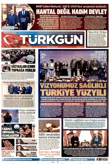 TÜRKGÜN gazetesi ilk sayfası