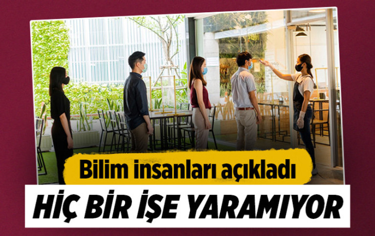 Kapıda ateş ölçme uygulamasının koronavirüsü önleme konusunda bir anlamı yok