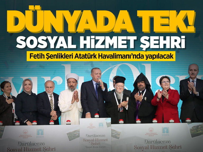 Erdoğan açıkladı! İstanbul'un Fethi Şenliği Atatürk Havalimanı'nda yapılacak